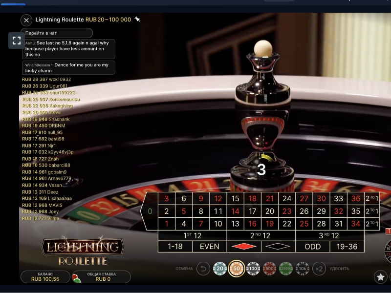 Игра Lightning Roulette Игра Lightning Roulette